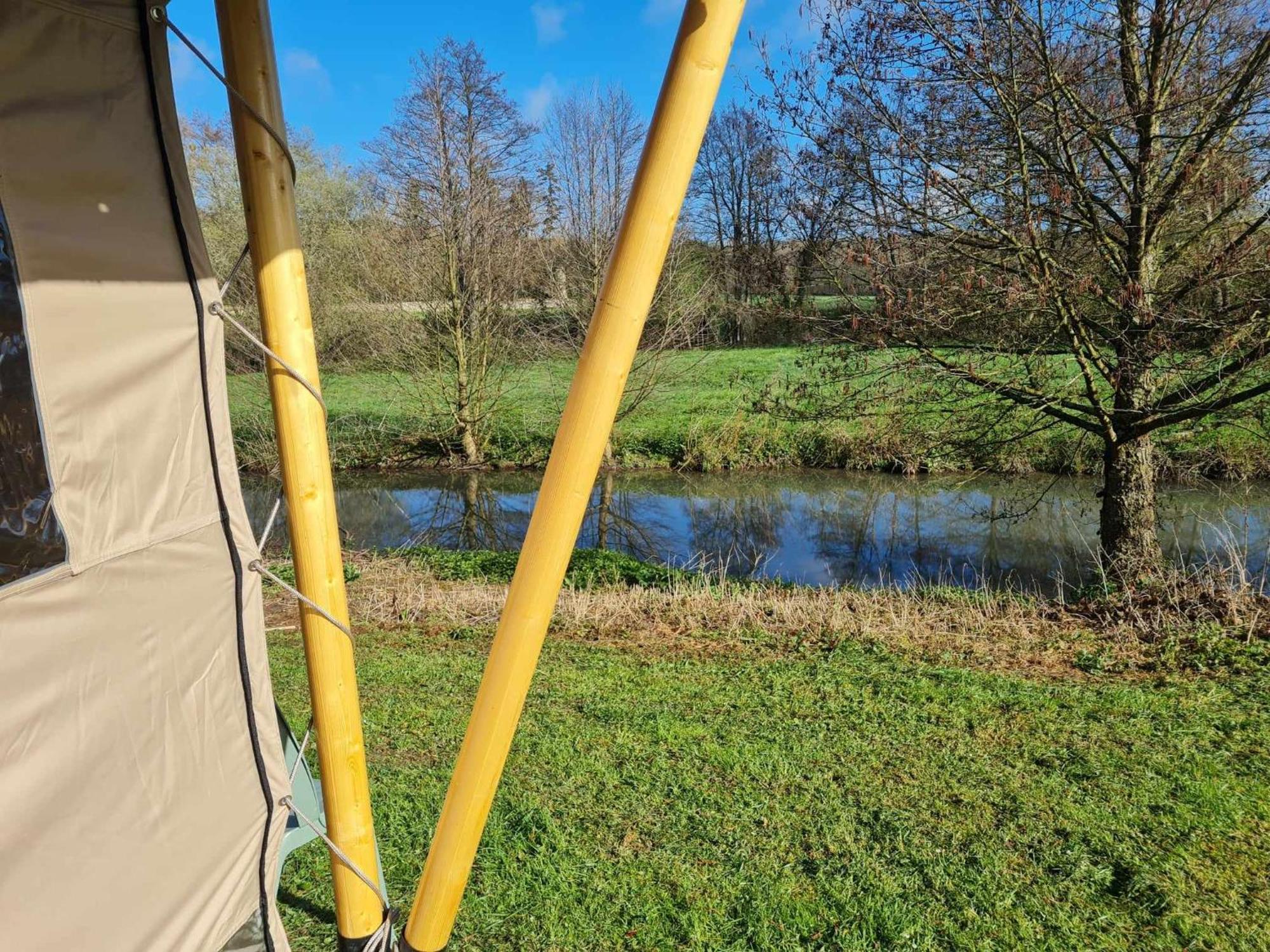 Camping De La Touche Ligueil Esterno foto