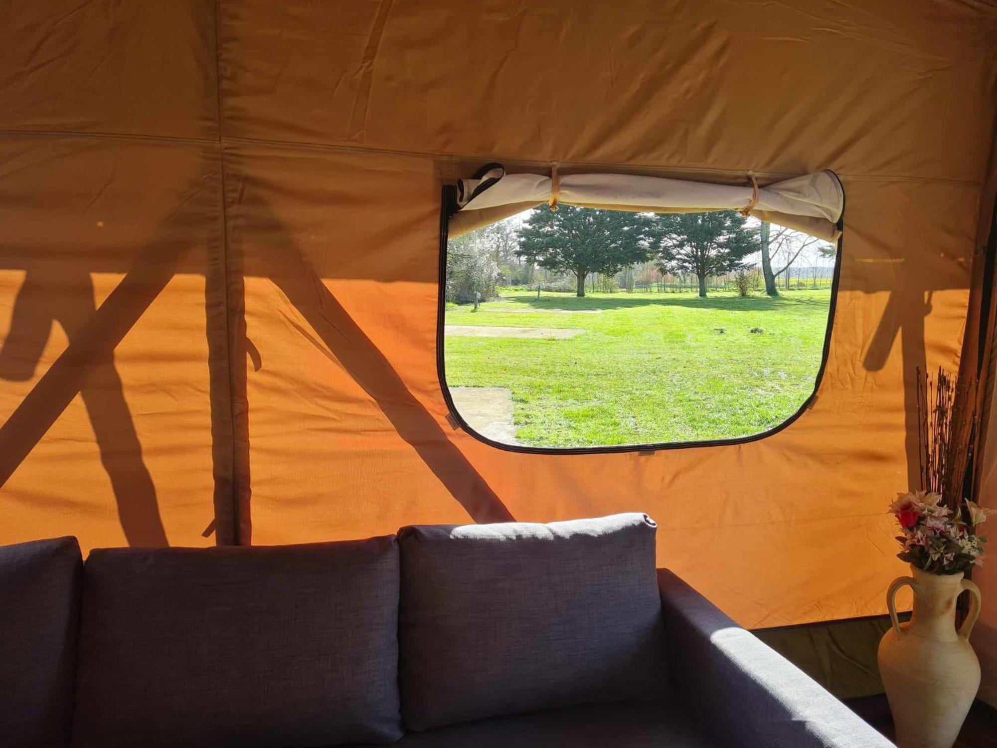 Camping De La Touche Ligueil Esterno foto